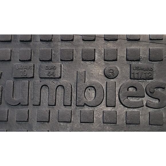 Gumbies Outback Slippers Navy Gray Felt Indoor Lounge Shoes Unisex EUC M11/W12